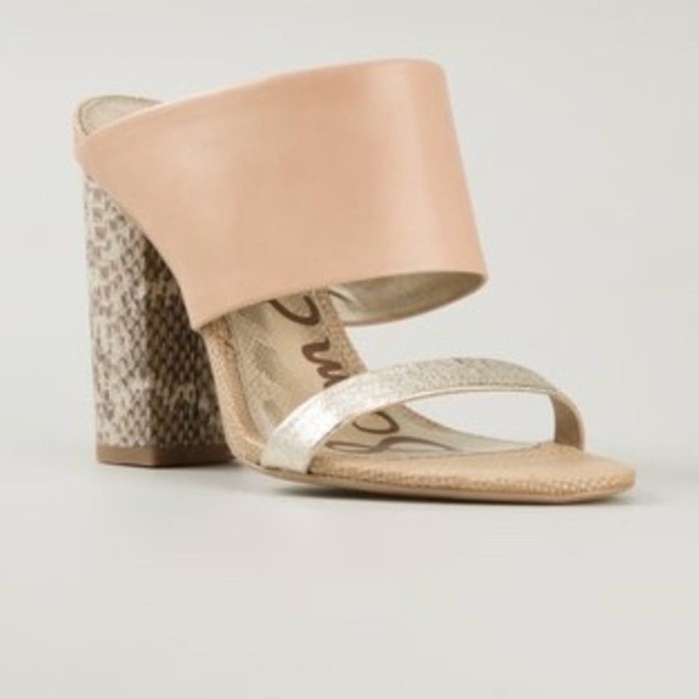 Sam Edelman 8.5 Yoselin slip on nude heels